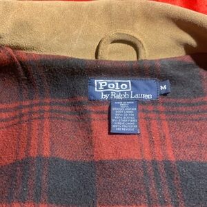 Polo by Ralph Lauren Red and Black Plaid Zip-Up Jacket